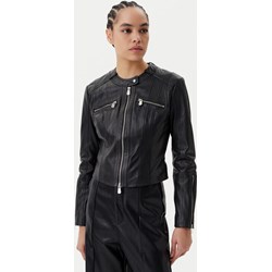 Kurtka damska Pinko skórzana krótka bez kaptura  - zdjęcie produktu