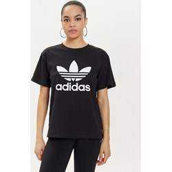 Bluzka damska Adidas z okrągłym dekoltem z krótkim rękawem  - zdjęcie produktu