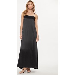 Czarna sukienka Fracomina na ramiączkach maxi  - zdjęcie produktu