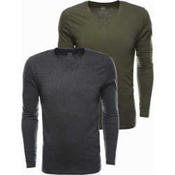 T-shirt męski Ombre z długim rękawem  - zdjęcie produktu