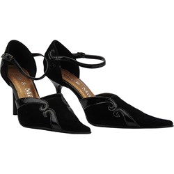 Czółenka Da&ma czarne skórzane  - zdjęcie produktu