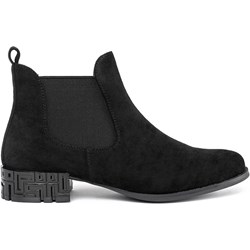 Botki Sergio Leone na płaskiej podeszwie  - zdjęcie produktu