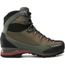 Zielone buty trekkingowe męskie La Sportiva gore-tex wiązane sportowe  - zdjęcie produktu