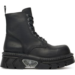 Buty zimowe męskie New Rock sznurowane militarne  - zdjęcie produktu