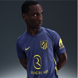 T-shirt męski Nike niebieski z krótkimi rękawami  - zdjęcie produktu