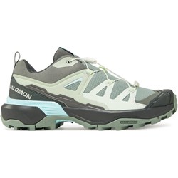 Salomon buty trekkingowe damskie zielone jesienne płaskie sportowe  - zdjęcie produktu