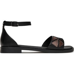 Sandały damskie czarne Lasocki płaskie casual  - zdjęcie produktu