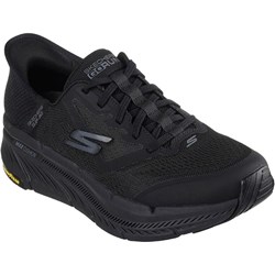 Buty sportowe męskie czarne Skechers z tkaniny wiązane  - zdjęcie produktu