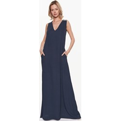 Sukienka Fabiana Filippi maxi trapezowa w serek  - zdjęcie produktu