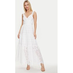 Guess sukienka elegancka z dekoltem w literę v maxi  - zdjęcie produktu