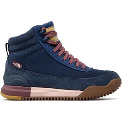 Buty trekkingowe damskie The North Face granatowe na zimę sportowe sznurowane  - zdjęcie produktu