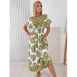 Sukienka casual dla puszystych z krótkim rękawem  - zdjęcie produktu
