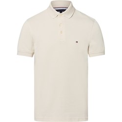 Tommy Hilfiger t-shirt męski beżowy z krótkim rękawem  - zdjęcie produktu