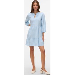 Vero Moda sukienka mini z długim rękawem bawełniana koszulowa  - zdjęcie produktu