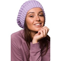 Beret damski Be Knit fioletowy  - zdjęcie produktu