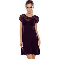Czarna koszula nocna Eldar elegancka  - zdjęcie produktu