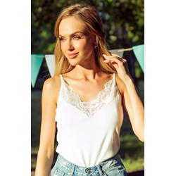 Eldar bluzka damska koronkowa bawełniana w serek  - zdjęcie produktu