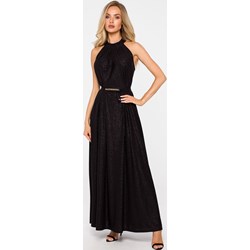 Sukienka Moe maxi rozkloszowana elegancka bez rękawów z elastanu  - zdjęcie produktu