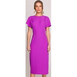 Sukienka Stylove z okrągłym dekoltem z krótkim rękawem elegancka  - zdjęcie produktu