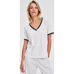 Bluzka damska Moodo.pl z krótkim rękawem na lato  - zdjęcie produktu