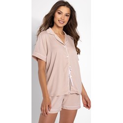 Piżama beżowa Momenti Per Me bez wzorów  - zdjęcie produktu