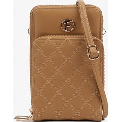 Listonoszka Born2be brązowa pikowana  - zdjęcie produktu