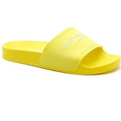 Klapki damskie Kurt Geiger z tkaniny  - zdjęcie produktu