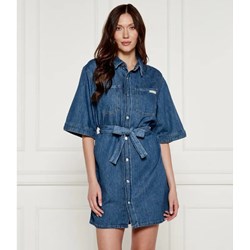 Sukienka Calvin Klein lniana  - zdjęcie produktu