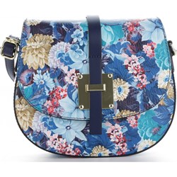 Wielokolorowa listonoszka Vittoria Gotti średnia bez dodatków na ramię ze skóry elegancka  - zdjęcie produktu