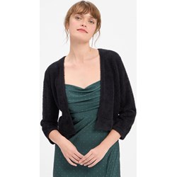 Sweter damski czarny Marie Lund z dekoltem w serek  - zdjęcie produktu