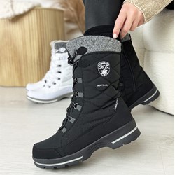 Śniegowce damskie Suzana.pl czarne  - zdjęcie produktu