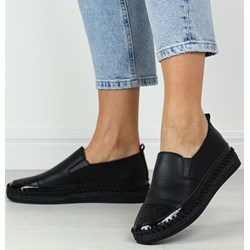 Półbuty damskie S.Barski ze skóry casual bez zapięcia  - zdjęcie produktu