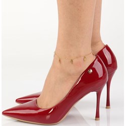 Czółenka Vinceza ze szpiczastym noskiem na wysokim obcasie bez zapięcia eleganckie  - zdjęcie produktu