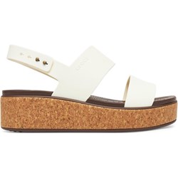 Sandały damskie Crocs z gumy na koturnie z klamrą  - zdjęcie produktu