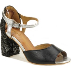 Maciejka sandały damskie eleganckie z klamrą skórzane  - zdjęcie produktu