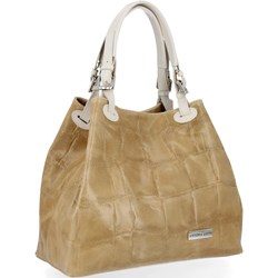 Shopper bag Vittoria Gotti ze skóry na ramię matowa  - zdjęcie produktu