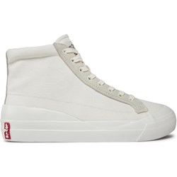 Trampki męskie białe Levi's sznurowane sportowe  - zdjęcie produktu
