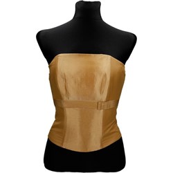 Bluzka damska Fokus elegancka z gorsetowym dekoltem na lato  - zdjęcie produktu