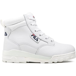 Workery damskie Fila wiązane jesienne białe  - zdjęcie produktu