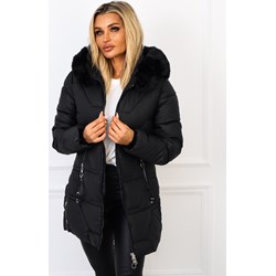 Kurtka damska Olika z kapturem długa  - zdjęcie produktu