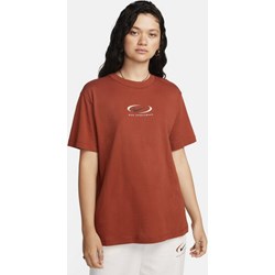 Bluzka damska Nike z krótkim rękawem z okrągłym dekoltem  - zdjęcie produktu