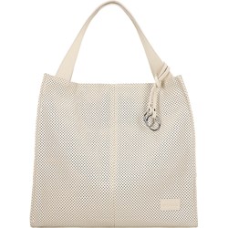 Shopper bag Wojas matowa szara na ramię  - zdjęcie produktu