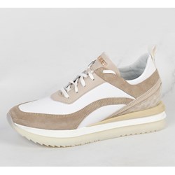 Buty sportowe damskie Simen na platformie ze skóry  - zdjęcie produktu