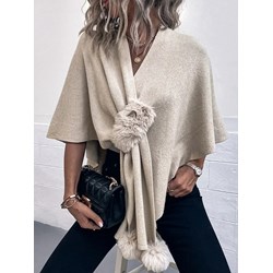 Ponczo beżowe Intimica  - zdjęcie produktu