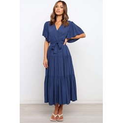 Sukienka Intimica kopertowa w serek na wiosnę  - zdjęcie produktu