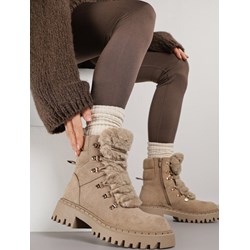 Workery damskie Born2be casualowe z zamkiem  - zdjęcie produktu