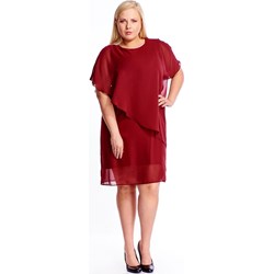 Sukienka Fokus z krótkim rękawem dla puszystych  - zdjęcie produktu