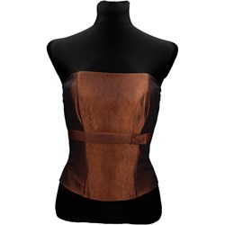 Bluzka damska brązowa Fokus  - zdjęcie produktu