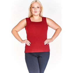 Bluzka damska Fokus z dekoltem karo  - zdjęcie produktu