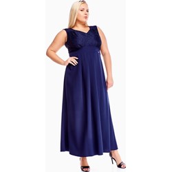 Sukienka Fokus z poliamidu dla puszystych maxi bez rękawów  - zdjęcie produktu